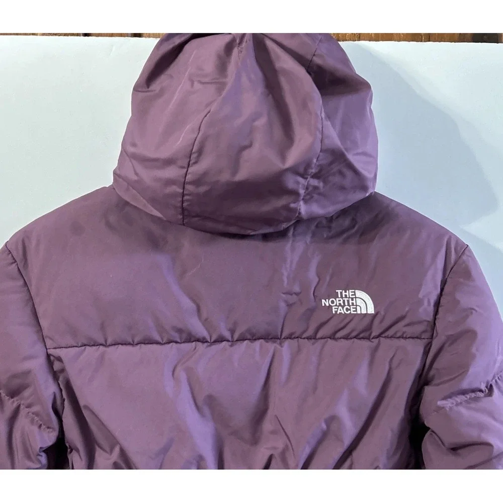 Girls The North Face 550 DOWN Puffer Coat Sz Small 7/8